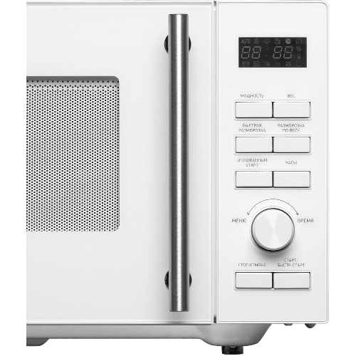 Микроволновая печь BBK 23MWS-951T/W белый, 23 л, 900 Вт, переключатели - кнопки, поворотный механизм