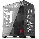 Компьютерный корпус Bloody BD-CC103 черный без БП mATX 7x120мм 1xUSB 2.0 1xUSB 3.0 audio bott PSU