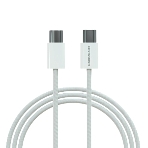 Кабель MORE CHOICE (4620202550392) K77a нейлон USB 3.0A PD 100W для Type-C Type-C 2м белый