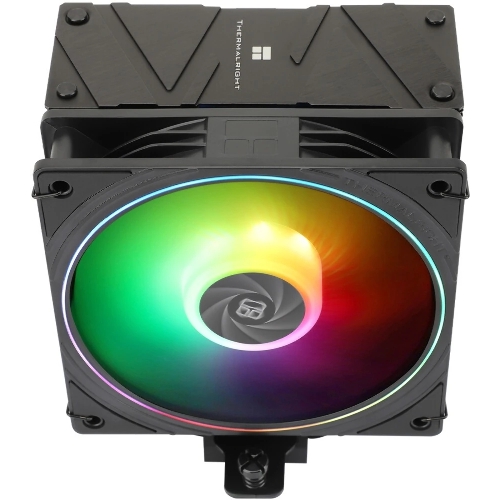 Устройство охлаждения(кулер) Thermalright Assassin Spirit 120 Soc-AM5/AM4/1151/1200/1700 черный 4-pin 25.6dB Al+Cu 900gr Ret (AS120-EVO)