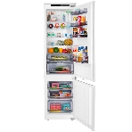 Встраиваемый холодильник Maunfeld MBF193SLFWGR Inverter белый двухкамерный 229/76 л морозилка снизу