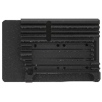 Корпус Qumo Aluminum case with double black fans, Raspberry Pi 4, black(RS010)