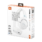 Беспроводные/проводные наушники JBL Tune 680NC белый, накладные, Bluetooth + проводной, адаптивное шумоподавление