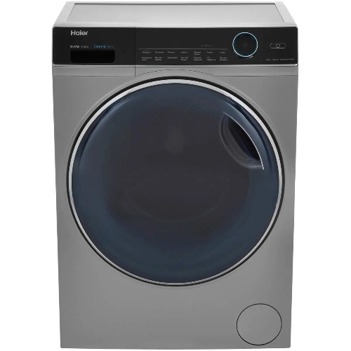 Стиральная машина Haier HWD80-BP14979S серебристый, загрузка фронтальная 8 кг, 5 кг - сушка, 1400 об/мин, класс: B