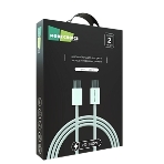 Кабель MORE CHOICE (4620202550392) K77a нейлон USB 3.0A PD 100W для Type-C Type-C 2м белый