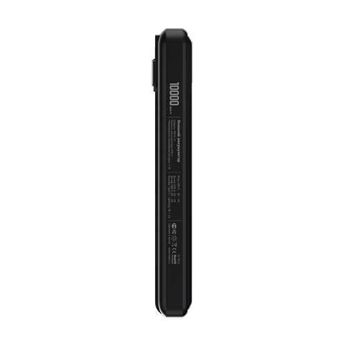 Портативный аккумулятор Maxvi PB10-10 10000 мАч, 2A USB + кабели: Type-C/Lightning
