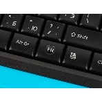 Комплект клавиатура+мышь A4Tech FStyler FG1010 беспроводной, USB, 2000 DPI, чёрный/синий