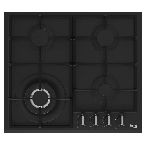 Встраиваемая газовая варочная поверхность Beko HIYG 64225 SBO, Черный