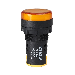 Лампа AD22DS(LED) матрица D22мм желтый 24В AC/DC-КЭАЗ 303937