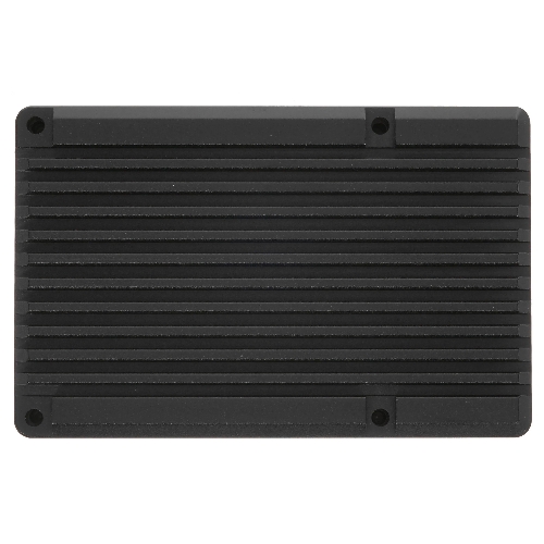 Корпус Qumo Aluminum case with double black fans, Raspberry Pi 4, black(RS010)