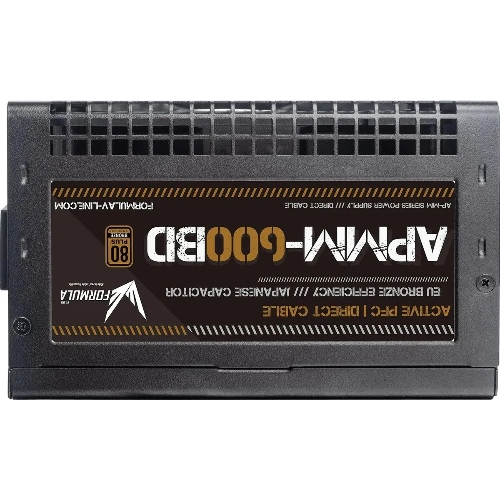 Блок питания Aerocool/Formula APMM-600BD, 600Вт, 80 PLUS Bronze, 120мм, черный