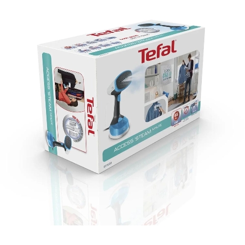 Отпариватель Tefal DT7000E0 белый/синий, 1100 Вт, 17 г/мин, 150 мл
