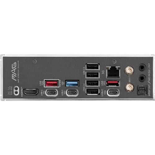Материнская плата MSI MAG B850 TOMAHAWK MAX WIFI, AM5, AMD B850, 4xDDR5, 4xSATA, 4xM.2, 3xPCI-E x16, 1xHDMI, 1x5Gb LAN, 2xUSB-A 5Gbps, 4xUSB-A 2.0, 3xUSB-C 10Gbps, 7.1, Wi-Fi 7, Bluetooth 5.4, ATX