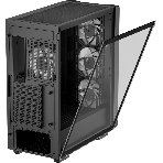 Компьютерный корпус Deepcool CC560 ARGb V2 без БП, боковое окно (закаленное стекло), 3x120мм ARGb LED вентилятор спереди и 1x120мм ARGb LED вентилятор сзади, черный, ATX