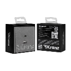 Розетка Kranz STRONG USB-A+Type-C 3А с функцией быстрой зарядки графит