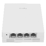 Точка доступа Wi-Fi Cudy AC1200 Gigabit Wall-Plate Access Point AC1200 Dual Band Gigabit Wall Plate Access Point, MT7621DAN+MT7613B+MT7603E, 867Mbps at 5GHz + 300Mbps at 2.4GHz, 1 x Gigabit PoE-IN Port, 802.3af/at, 4 x Gigabit RJ45 ports, LAN1 support PoE Out, Cudy Mesh Support