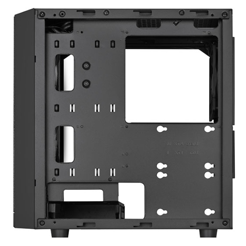 Компьютерный корпус Silverstone SST-PS15B-PRO Precision Mini Tower Micro ATX Computer Case, tempered glass, 2x 120мм ARGb, 1x ARGb Controller, black