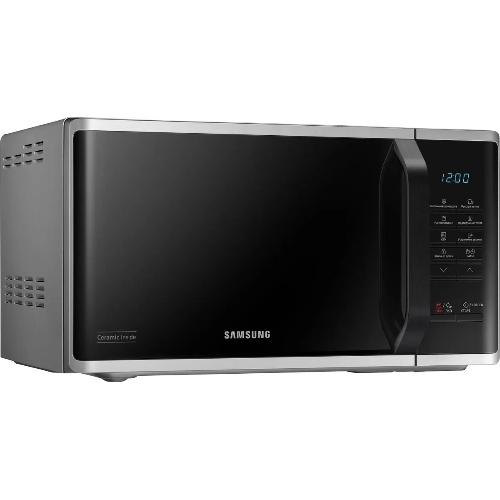 Микроволновая печь Samsung MS23K3513AS/BW серебристый/черный, 23 л, 800 Вт, переключатели - кнопки