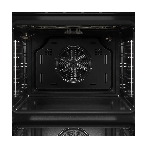 Духовой шкаф Kuppersberg HF 678 B, High-Tech, 70 л, дисплей, поворотное/сенсорное управление, таймер, макс. температура 300 градусов, телескопические направляющие (на 1 уровень), черный
