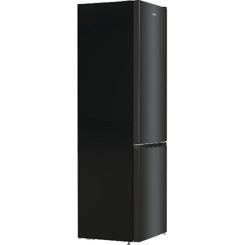 Холодильник Gorenje NRK6202EBXL4 черный матовый двухкамерный 235/96л морозилка снизу, No Frost
