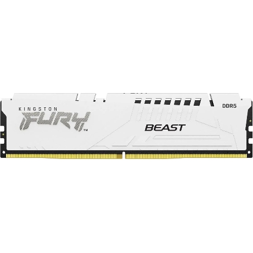 Оперативная память Kingston Fury Beast EXPO, DDR5, 32Gb (1x32 GB), 6000 MHz, CL30, радиатор, белый