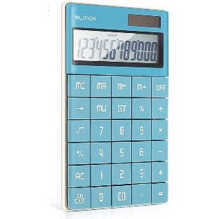 Калькулятор настольный Deli Nusign ENS041blue синий 12-разр.