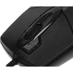 Мышь проводная A4Tech OP-730D черный, 1200 dpi, USB, кнопки - 4