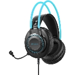 Гарнитура A4Tech Fstyler FH200U серый/синий, проводная