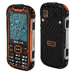 Мобильный телефон Maxvi R2 up оранжевый