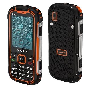 Мобильный телефон Maxvi R2 up оранжевый