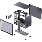 Корпус без блока питания JONSBO Computer Case D32 STD standard version black