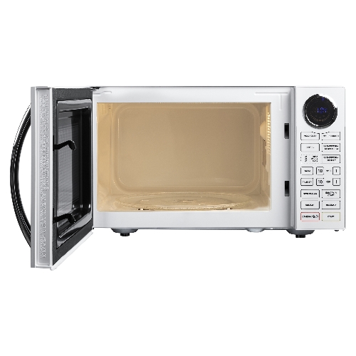 Микроволновая печь BBK 23MWG-930S/BW белый/черный, 23 л, 900 Вт, переключатели - сенсор