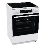 Плита электрическая Gorenje GEC6C40WD белый, конфорок 4 электрических, духовка 71 л, 60 см x 85 см x 60 см