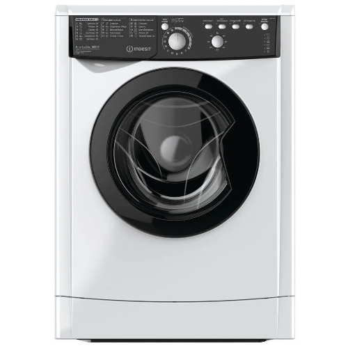 Стиральная машина Indesit EWSB 5085 BK CIS белый, загрузка фронтальная 5 кг, 800 об/мин., класс: А
