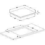Встраиваемая электрическая варочная панель Beko HIC 64402 T, черный