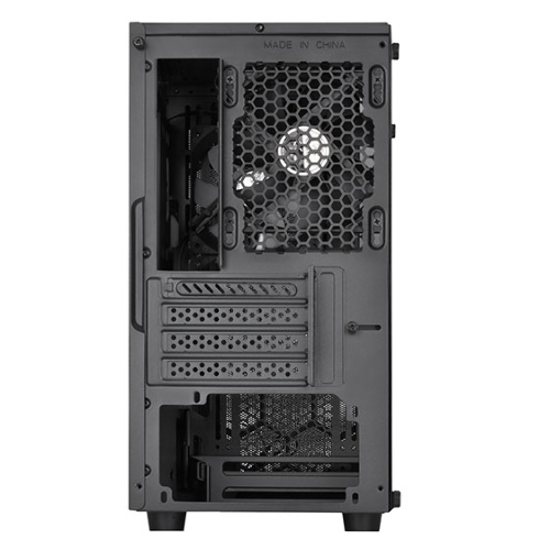 Компьютерный корпус Silverstone SST-PS15B-PRO Precision Mini Tower Micro ATX Computer Case, tempered glass, 2x 120мм ARGb, 1x ARGb Controller, black
