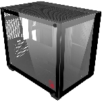 Компьютерный корпус Bloody BD-CC108 черный без БП mATX 9x120мм 2xUSB 3.0 audio bott PSU