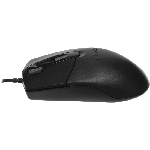 Мышь проводная A4Tech OP-730D черный, 1200 dpi, USB, кнопки - 4