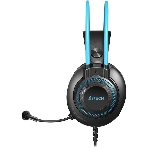 Гарнитура A4Tech Fstyler FH200U серый/синий, проводная