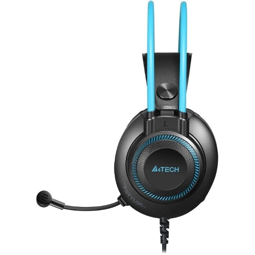 Гарнитура A4Tech Fstyler FH200U серый/синий, проводная