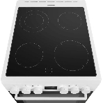 Плита электрическая Maunfeld MEC55CW08D белый, конфорок 4 шт, духовка 60 л, 50 см x 85 см x 60 см