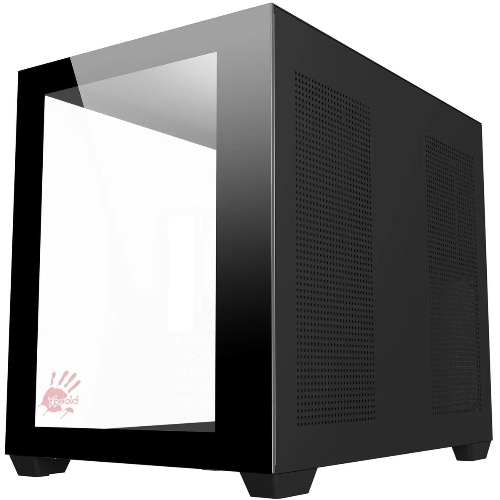 Компьютерный корпус Bloody BD-CC108 черный без БП mATX 9x120мм 2xUSB 3.0 audio bott PSU