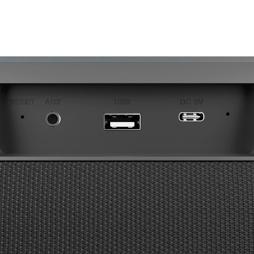 Колонка портативная Ural Молния Кварк черный/серый 240W 1.1 BT/3.5Jack/USB-C 10м 8000mAh (без.бат)