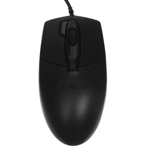 Мышь проводная A4Tech OP-730D черный, 1200 dpi, USB, кнопки - 4