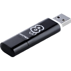 Флешка USB Smartbuy Glossy series black (SB8GbGS-K), 8Gb, USB 2.0, R/W 25/15, черный