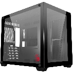Компьютерный корпус Bloody BD-CC108 черный без БП mATX 9x120мм 2xUSB 3.0 audio bott PSU