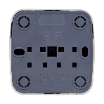 Розетка EKF EGR10-022-10 б/з, 10А, ОП Basic Минск белый