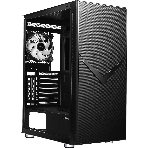Компьютерный корпус Accord 3501 черный без БП ATX 2xUSB 2.0 1xUSB 3.0 1xUSB3.1 audio bott PSU