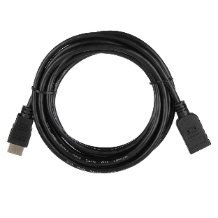 Кабель ACD-DHHF1-30B HDMI 1.4, Golden Plated,19m/19f, HDMI extension, черный, 3м