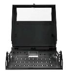 Шкаф коммутационный NTSS (NTSS-SOHO5U-BL) настенный 5U 520x140 мм пер. дв. стекл несъемн. бок. пан. 80 кг черный